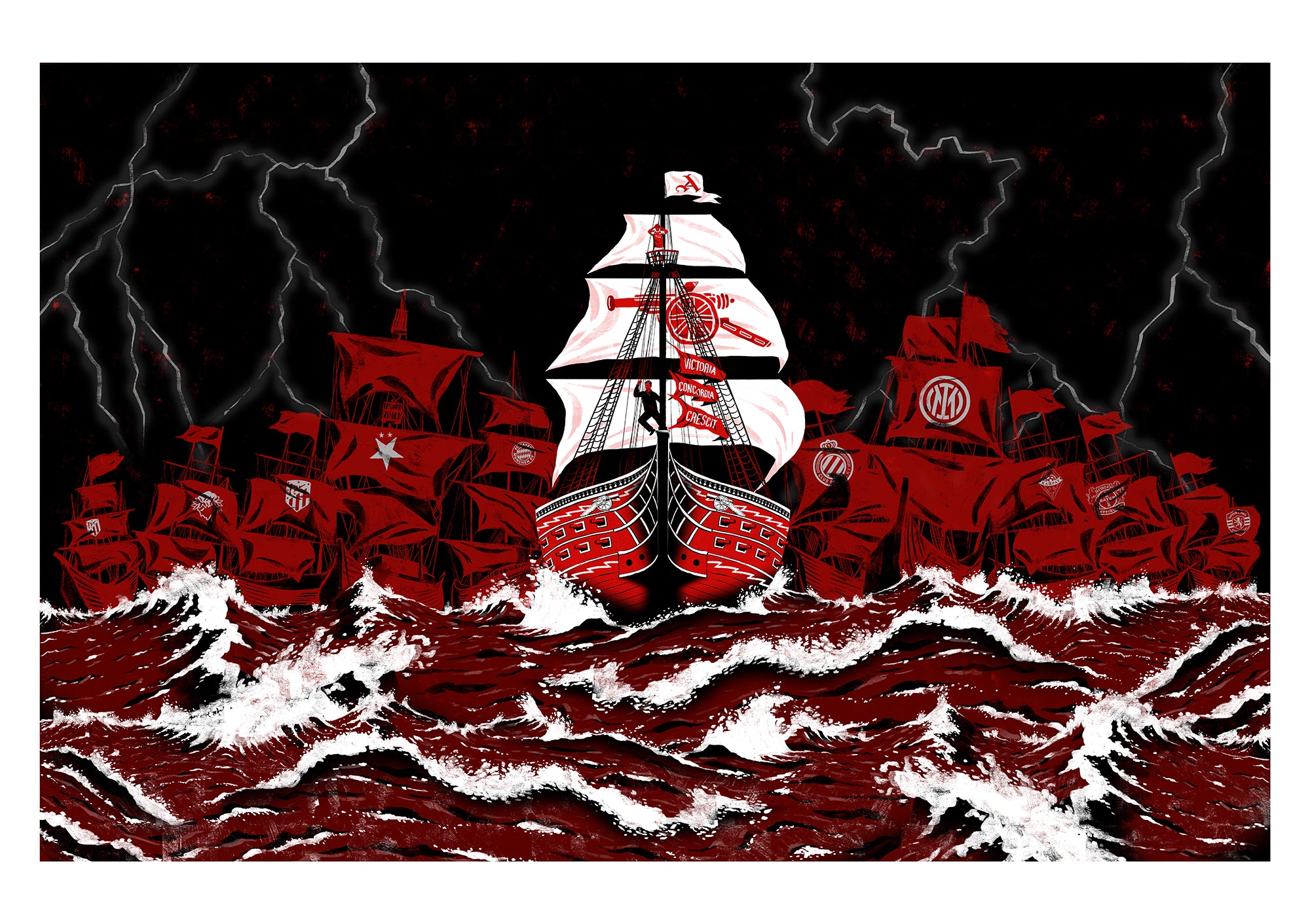Over Land & Sea Print